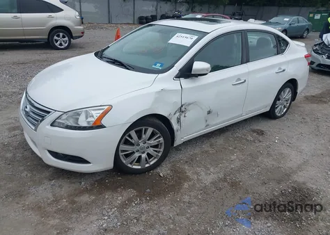 2013 Nissan Sentra Sl из США, поврежденный, VIN 3N1AB7AP3DL668602